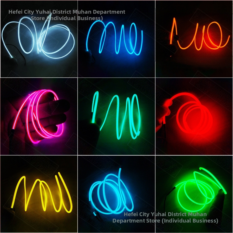 El Студена светлина Светещи дрехи Светещи суровини Флуоресцентни танцови изпълнения Обработка на облекло Оригинален дизайн