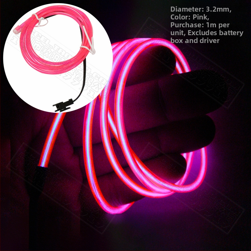 El Cold Light Helendav Rõivas Helendavad Toormaterjalid Fluorestseeruv Tantsuetenduse Rõivaste Töötlemine Originaalne Disain