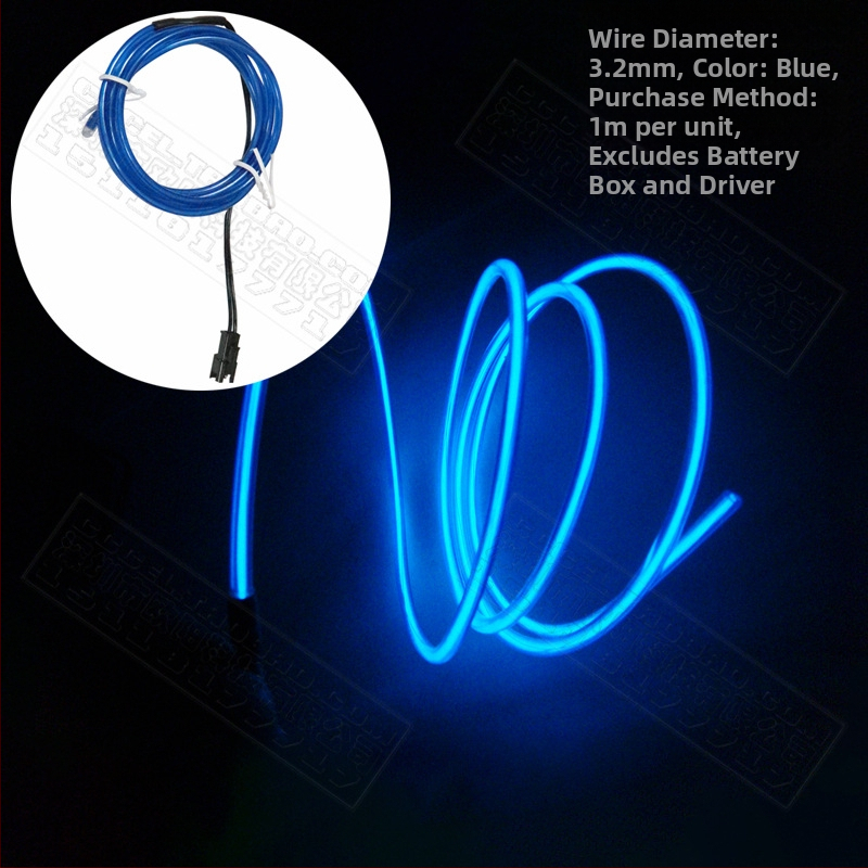 El Cold Light Helendav Rõivas Helendavad Toormaterjalid Fluorestseeruv Tantsuetenduse Rõivaste Töötlemine Originaalne Disain