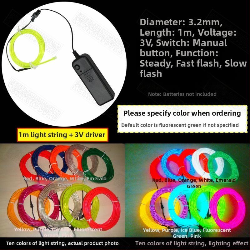 El Cold Light Helendav Rõivas Helendavad Toormaterjalid Fluorestseeruv Tantsuetenduse Rõivaste Töötlemine Originaalne Disain