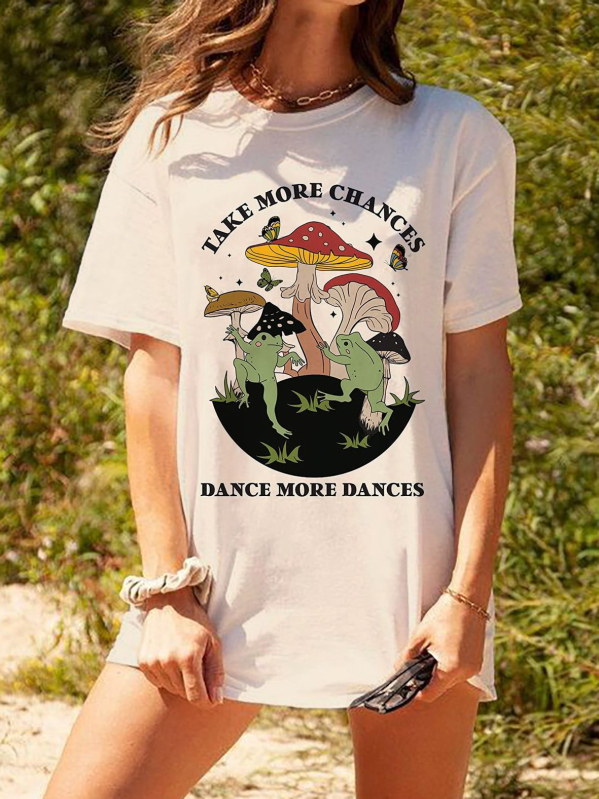 2023. gada vasaras pārrobežu T-krekls, Eiropas un Amerikas hiphopa sērijas digitālā 3D drukas sieviešu īsroku sporta T-krekls