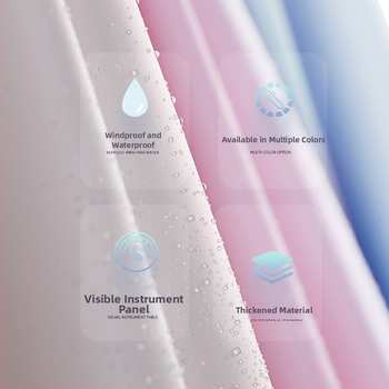 Ηλεκτρικό αδιάβροχο αυτοκινήτου χονδρικής μπαταρίας αυτοκινήτου μοτοσικλέτας γονέα-παιδιού μονοκόμματο μονό διπλό σώμα αδιάβροχο μητέρας και παιδιού πόντσο