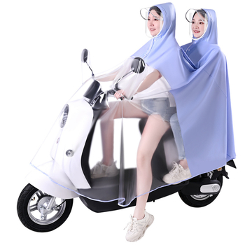 Ηλεκτρικό αδιάβροχο αυτοκινήτου χονδρικής μπαταρίας αυτοκινήτου μοτοσικλέτας γονέα-παιδιού μονοκόμματο μονό διπλό σώμα αδιάβροχο μητέρας και παιδιού πόντσο