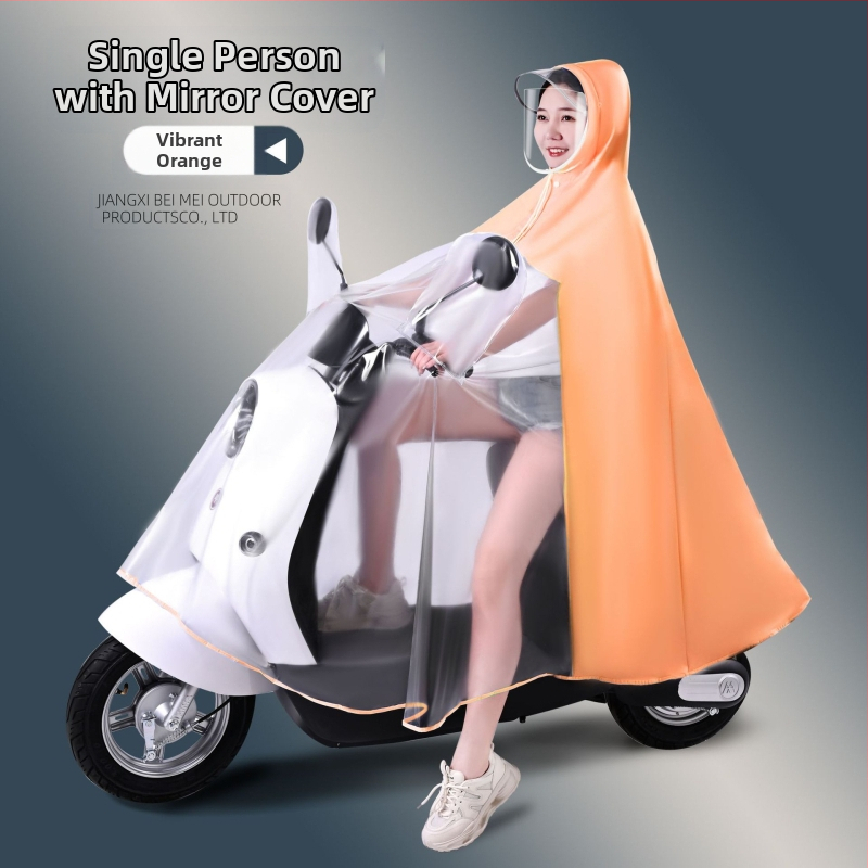 Elektromos autó esőkabát nagykereskedelmi akkumulátoros autó motorkerékpár szülő-gyermek egyrészes, egyrészes, dupla testű, esőálló anya-gyermek poncsó