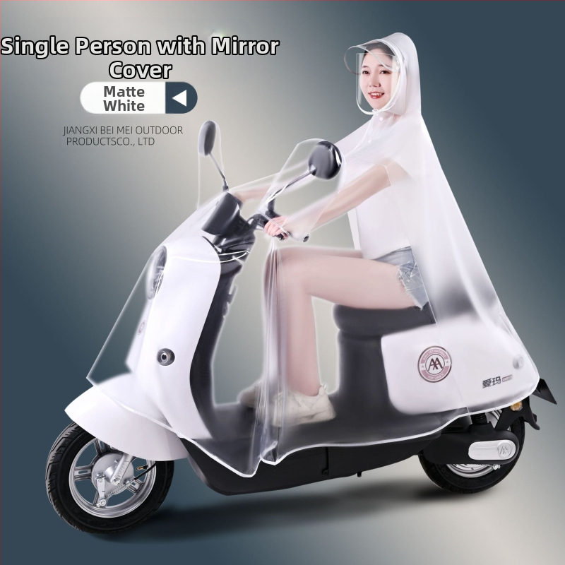 Elektromos autó esőkabát nagykereskedelmi akkumulátoros autó motorkerékpár szülő-gyermek egyrészes, egyrészes, dupla testű, esőálló anya-gyermek poncsó