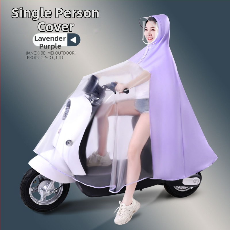 Elektromos autó esőkabát nagykereskedelmi akkumulátoros autó motorkerékpár szülő-gyermek egyrészes, egyrészes, dupla testű, esőálló anya-gyermek poncsó