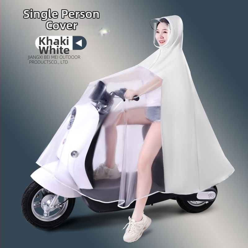 Elektromos autó esőkabát nagykereskedelmi akkumulátoros autó motorkerékpár szülő-gyermek egyrészes, egyrészes, dupla testű, esőálló anya-gyermek poncsó