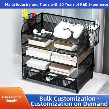 -Határokon átnyúló irodai ötszintes asztali irattároló állvány fém irattartó fiókos irattartó asztali irattartó