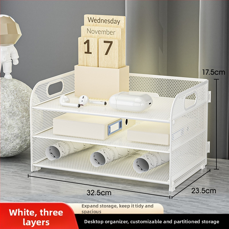 -Határokon átnyúló irodai ötszintes asztali irattároló állvány fém irattartó fiókos irattartó asztali irattartó