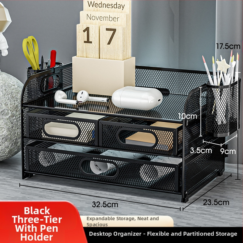 -Határokon átnyúló irodai ötszintes asztali irattároló állvány fém irattartó fiókos irattartó asztali irattartó