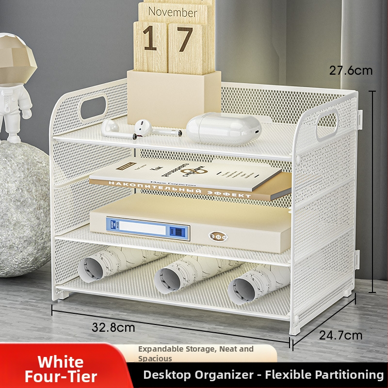 -Határokon átnyúló irodai ötszintes asztali irattároló állvány fém irattartó fiókos irattartó asztali irattartó