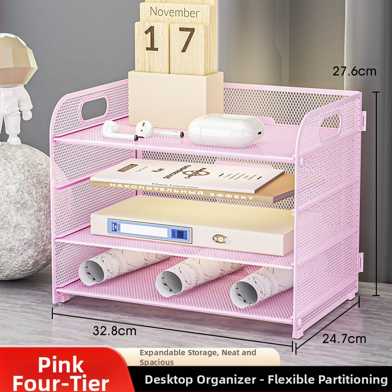 -Határokon átnyúló irodai ötszintes asztali irattároló állvány fém irattartó fiókos irattartó asztali irattartó