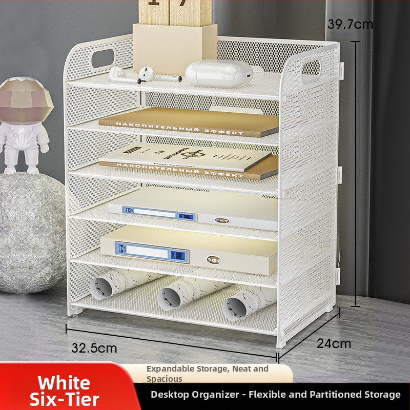 -Határokon átnyúló irodai ötszintes asztali irattároló állvány fém irattartó fiókos irattartó asztali irattartó