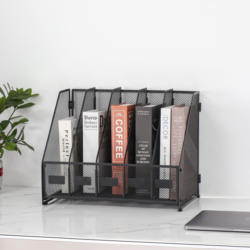 -Határokon átnyúló irodai ötszintes asztali irattároló állvány fém irattartó fiókos irattartó asztali irattartó