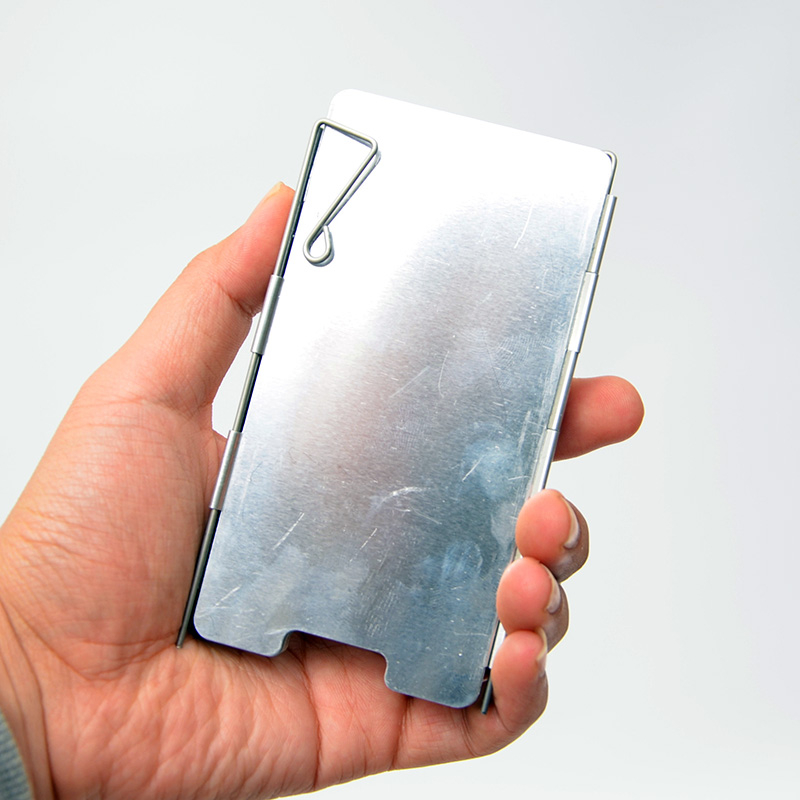 Сгъваем дефлектор за вятър от алуминиева сплав за външна печка, 8 броя/10 броя