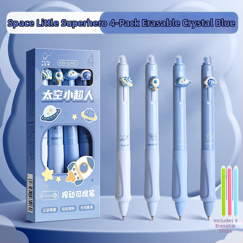 Õige rüht ja pehme haare! Kustutatav pastapliiats algkooliõpilastele ja kolmanda klassi õpilastele. Kuumkustutatav geelpliiats must-sinine.