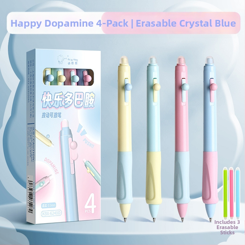 Õige rüht ja pehme haare! Kustutatav pastapliiats algkooliõpilastele ja kolmanda klassi õpilastele. Kuumkustutatav geelpliiats must-sinine.