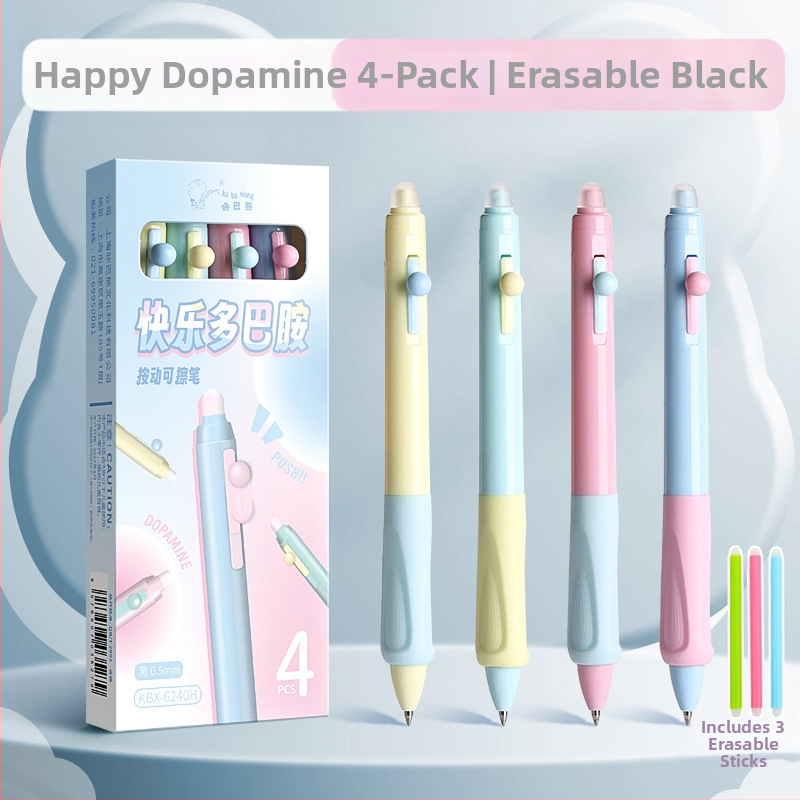 Õige rüht ja pehme haare! Kustutatav pastapliiats algkooliõpilastele ja kolmanda klassi õpilastele. Kuumkustutatav geelpliiats must-sinine.