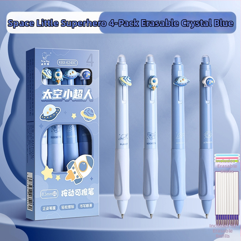 Õige rüht ja pehme haare! Kustutatav pastapliiats algkooliõpilastele ja kolmanda klassi õpilastele. Kuumkustutatav geelpliiats must-sinine.