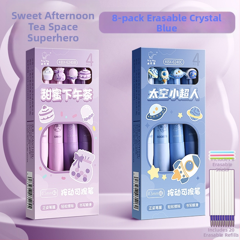 Õige rüht ja pehme haare! Kustutatav pastapliiats algkooliõpilastele ja kolmanda klassi õpilastele. Kuumkustutatav geelpliiats must-sinine.