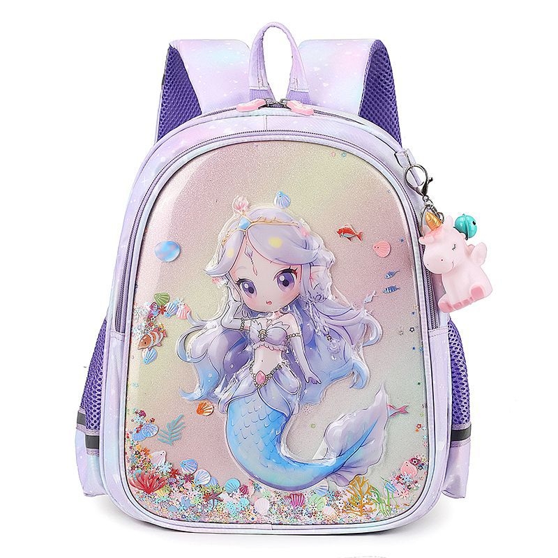 Új Kuromi iskolatáska női óvodai közép- és nagyosztályú könnyű óvodai osztályos terhet csökkentő gyermek aranyos rajzfilm hátizsák