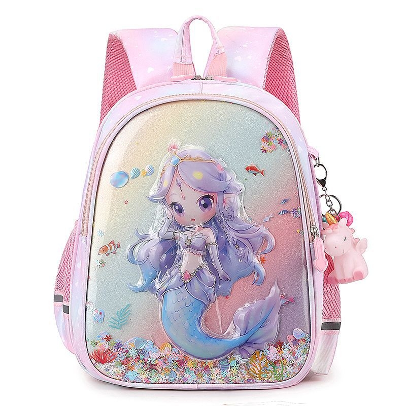 Új Kuromi iskolatáska női óvodai közép- és nagyosztályú könnyű óvodai osztályos terhet csökkentő gyermek aranyos rajzfilm hátizsák