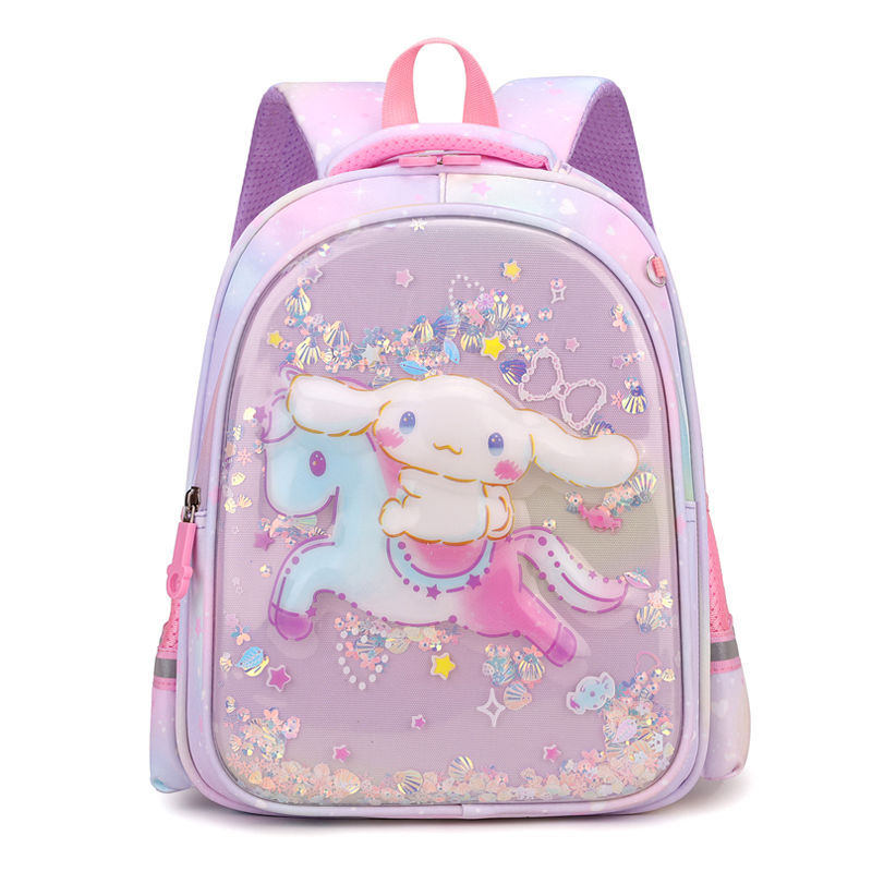 Új Kuromi iskolatáska női óvodai közép- és nagyosztályú könnyű óvodai osztályos terhet csökkentő gyermek aranyos rajzfilm hátizsák