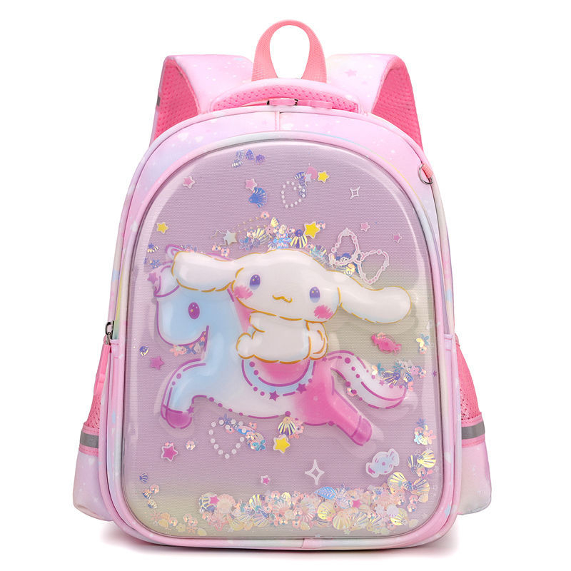 Új Kuromi iskolatáska női óvodai közép- és nagyosztályú könnyű óvodai osztályos terhet csökkentő gyermek aranyos rajzfilm hátizsák