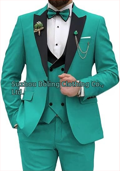 Meeste ülikond, 3-osaline komplekt, meeste slim fit ülikond, vabaaja, äri, peigmehe kleit, pidulik, pidulik ülikond