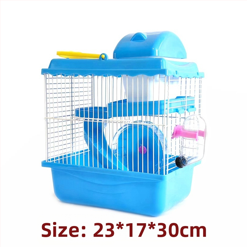 Tehase müügist pärit hamstri puuritarvete komplekt, täielik pesa, topeltpuur, suur villa, väike loss, väike aed