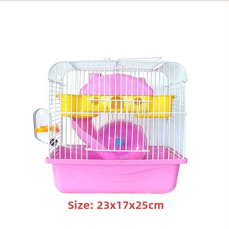 Tehase müügist pärit hamstri puuritarvete komplekt, täielik pesa, topeltpuur, suur villa, väike loss, väike aed