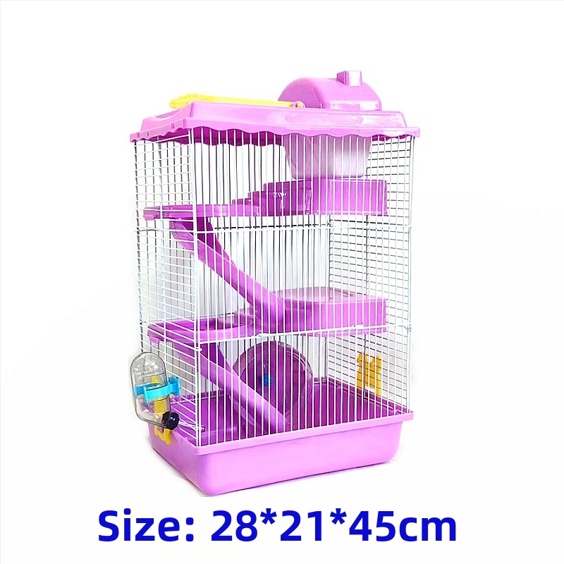 Tehase müügist pärit hamstri puuritarvete komplekt, täielik pesa, topeltpuur, suur villa, väike loss, väike aed