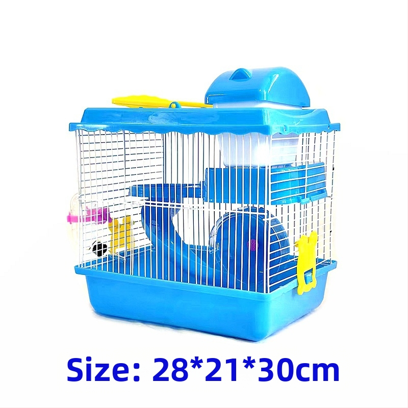 Tehase müügist pärit hamstri puuritarvete komplekt, täielik pesa, topeltpuur, suur villa, väike loss, väike aed