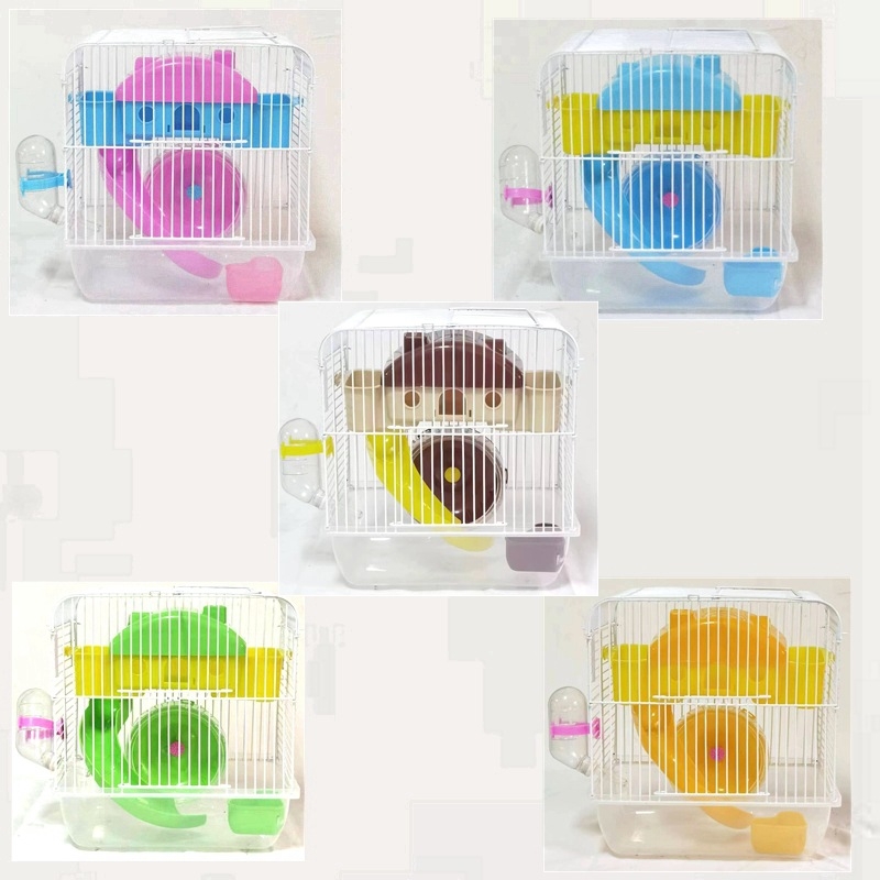 Tehase müügist pärit hamstri puuritarvete komplekt, täielik pesa, topeltpuur, suur villa, väike loss, väike aed