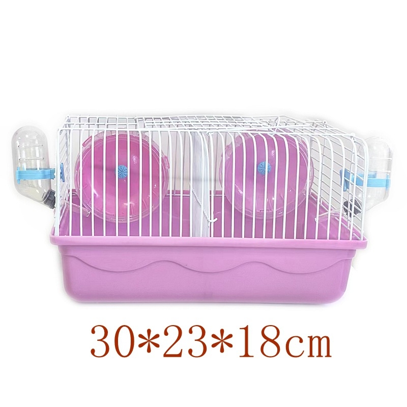 Tehase müügist pärit hamstri puuritarvete komplekt, täielik pesa, topeltpuur, suur villa, väike loss, väike aed