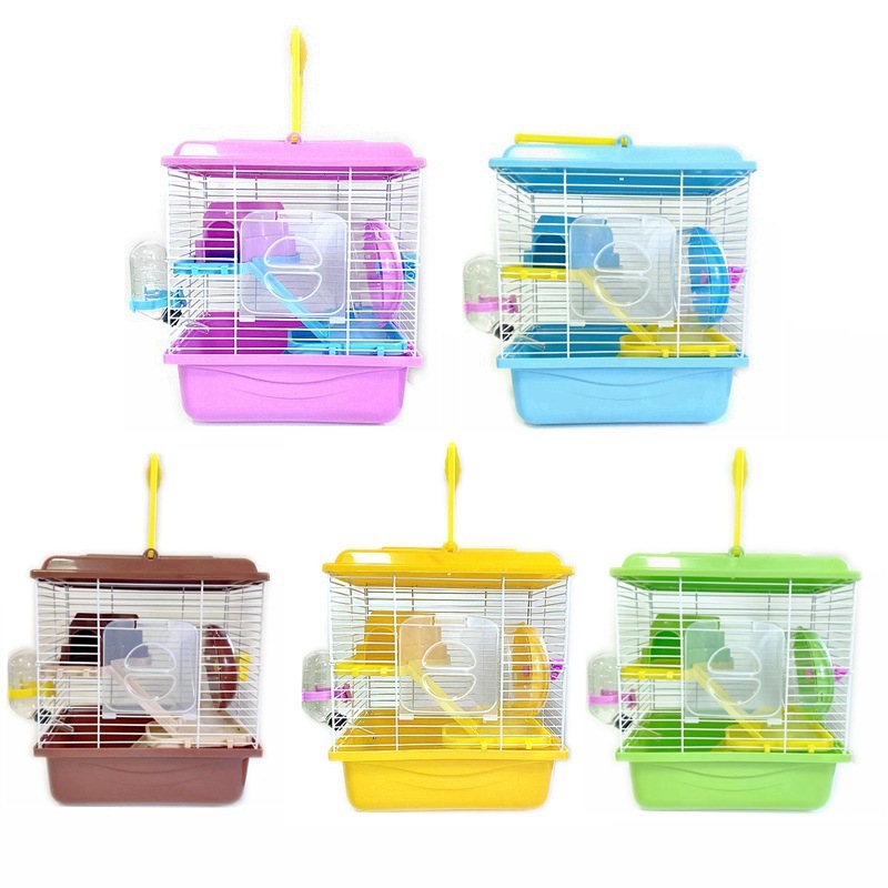 Tehase müügist pärit hamstri puuritarvete komplekt, täielik pesa, topeltpuur, suur villa, väike loss, väike aed