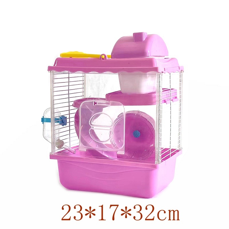 Tehase müügist pärit hamstri puuritarvete komplekt, täielik pesa, topeltpuur, suur villa, väike loss, väike aed