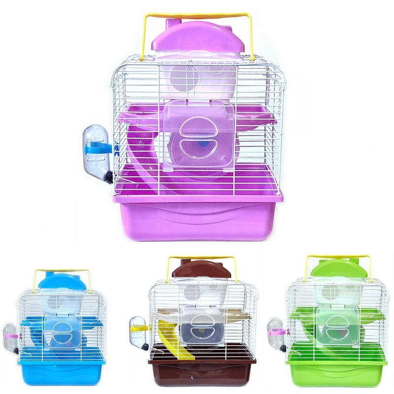 Tehase müügist pärit hamstri puuritarvete komplekt, täielik pesa, topeltpuur, suur villa, väike loss, väike aed