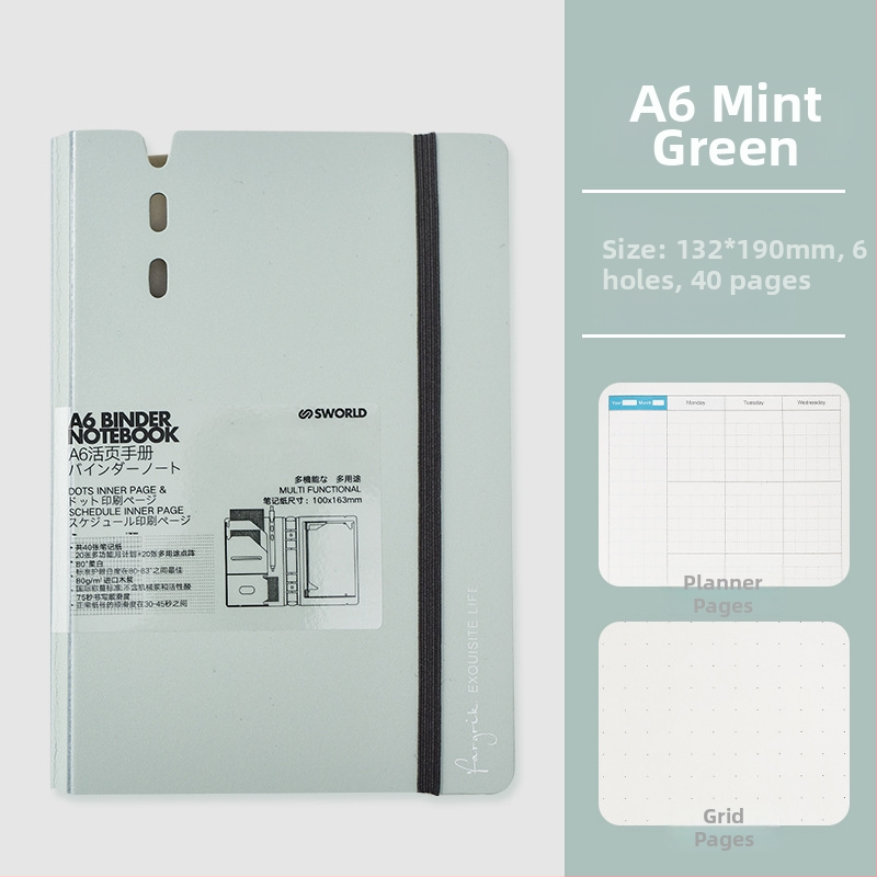 sworld kivehető lapokkal ellátott jegyzetfüzet kis jegyzetfüzet a7 jegyzetfüzet hordozható jegyzettömb munkához, magas színárnyalatú, hordozható zsebkönyv diákoknak