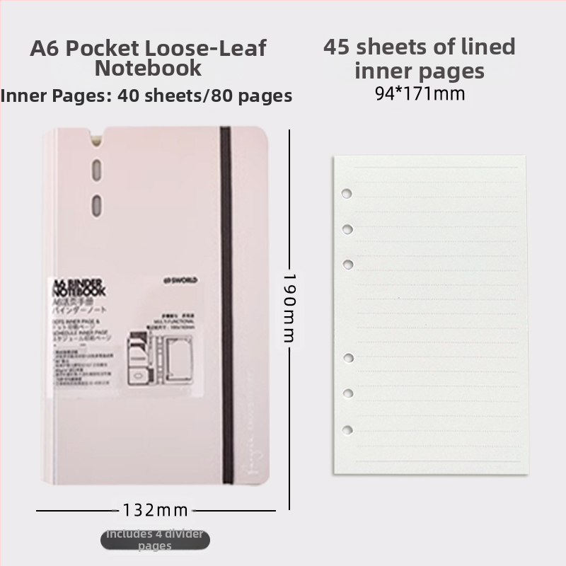 sworld kivehető lapokkal ellátott jegyzetfüzet kis jegyzetfüzet a7 jegyzetfüzet hordozható jegyzettömb munkához, magas színárnyalatú, hordozható zsebkönyv diákoknak