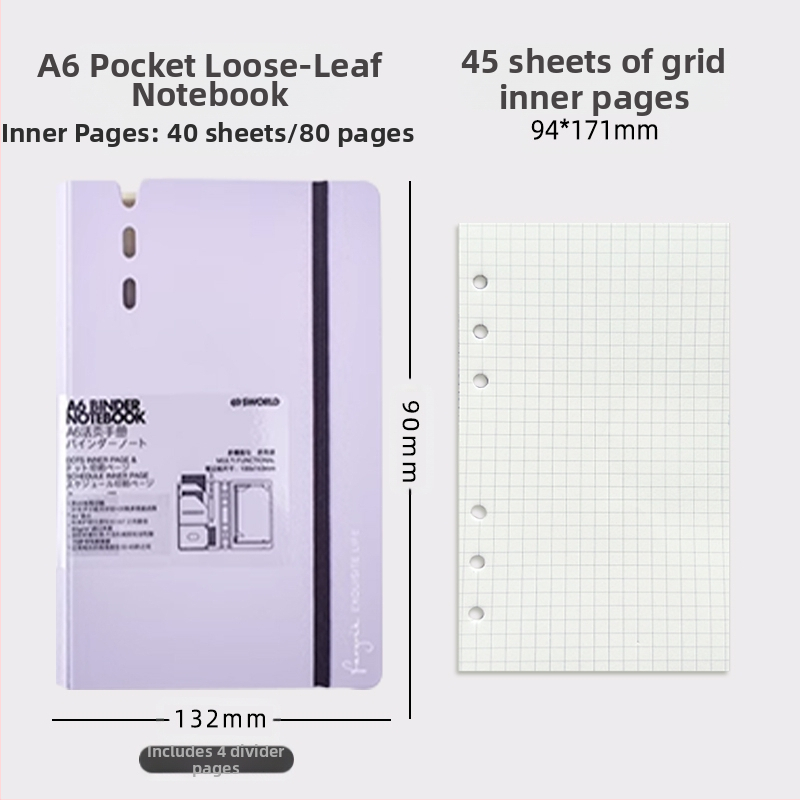 sworld kivehető lapokkal ellátott jegyzetfüzet kis jegyzetfüzet a7 jegyzetfüzet hordozható jegyzettömb munkához, magas színárnyalatú, hordozható zsebkönyv diákoknak