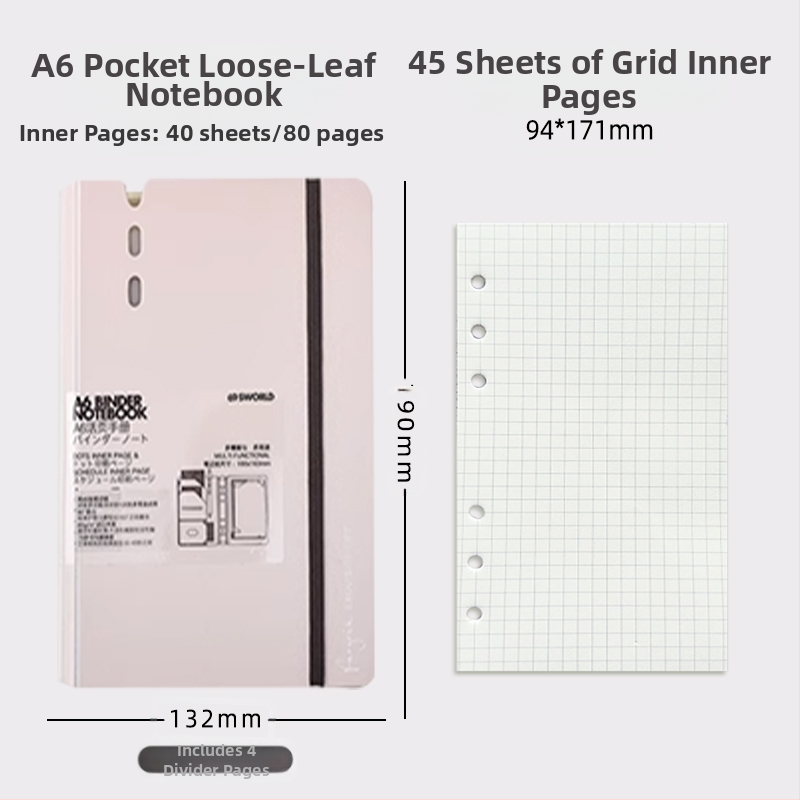 sworld kivehető lapokkal ellátott jegyzetfüzet kis jegyzetfüzet a7 jegyzetfüzet hordozható jegyzettömb munkához, magas színárnyalatú, hordozható zsebkönyv diákoknak