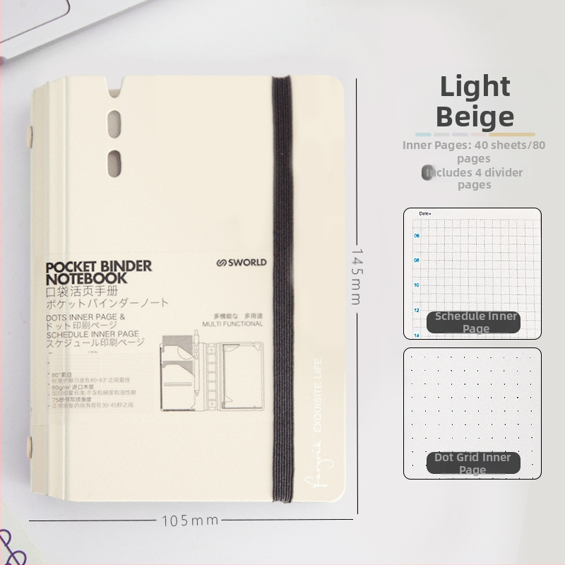 sworld kivehető lapokkal ellátott jegyzetfüzet kis jegyzetfüzet a7 jegyzetfüzet hordozható jegyzettömb munkához, magas színárnyalatú, hordozható zsebkönyv diákoknak