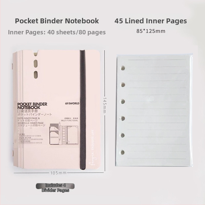 sworld kivehető lapokkal ellátott jegyzetfüzet kis jegyzetfüzet a7 jegyzetfüzet hordozható jegyzettömb munkához, magas színárnyalatú, hordozható zsebkönyv diákoknak