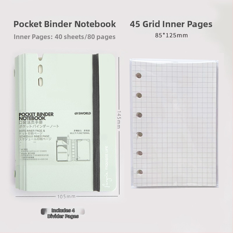 sworld kivehető lapokkal ellátott jegyzetfüzet kis jegyzetfüzet a7 jegyzetfüzet hordozható jegyzettömb munkához, magas színárnyalatú, hordozható zsebkönyv diákoknak