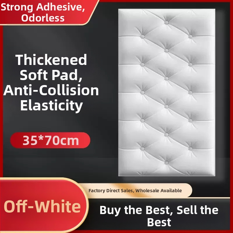 Veekindel ja niiskuskindel voodiääre tapeet, isekleepuvad tatami voodiääre pehmed kotid, seinakleebised, kokkupõrkekindlad seinakaunistused