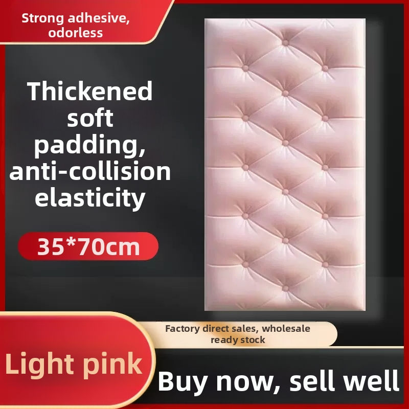 Veekindel ja niiskuskindel voodiääre tapeet, isekleepuvad tatami voodiääre pehmed kotid, seinakleebised, kokkupõrkekindlad seinakaunistused