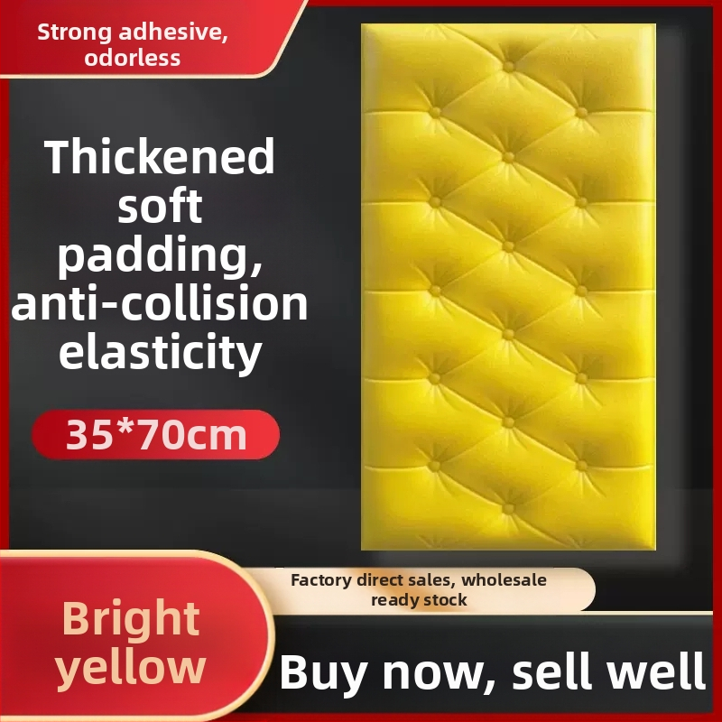 Veekindel ja niiskuskindel voodiääre tapeet, isekleepuvad tatami voodiääre pehmed kotid, seinakleebised, kokkupõrkekindlad seinakaunistused