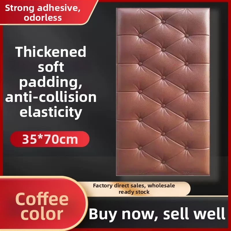 Veekindel ja niiskuskindel voodiääre tapeet, isekleepuvad tatami voodiääre pehmed kotid, seinakleebised, kokkupõrkekindlad seinakaunistused