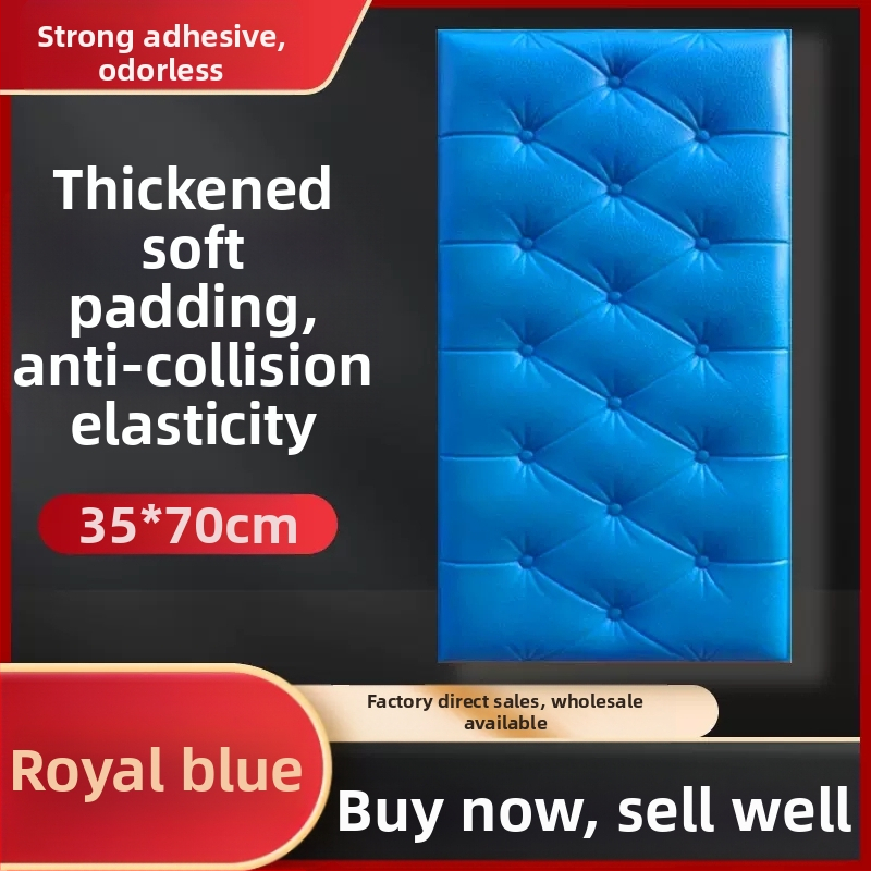 Veekindel ja niiskuskindel voodiääre tapeet, isekleepuvad tatami voodiääre pehmed kotid, seinakleebised, kokkupõrkekindlad seinakaunistused